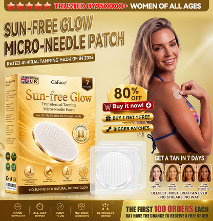 ✨🔥𝗚𝗮𝗳𝗮𝗰𝗲® Sunless Natural Glow Transdermal Tanning Micro-Needle Patch