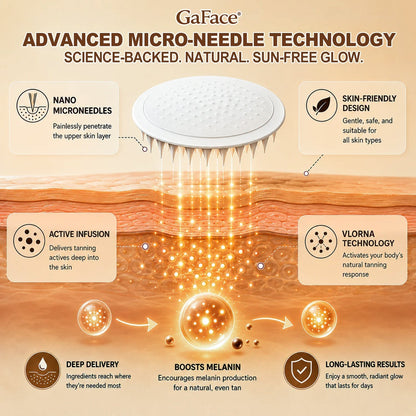 ✨🔥𝗚𝗮𝗳𝗮𝗰𝗲® Sunless Natural Glow Transdermal Tanning Micro-Needle Patch