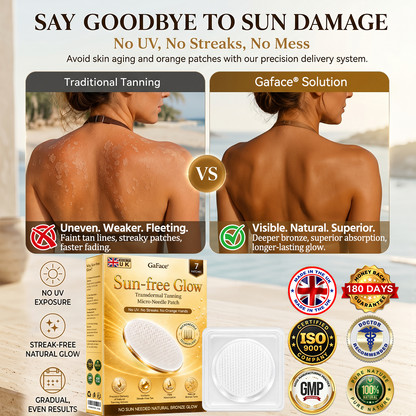 ✨🔥𝗚𝗮𝗳𝗮𝗰𝗲® Sunless Natural Glow Transdermal Tanning Micro-Needle Patch