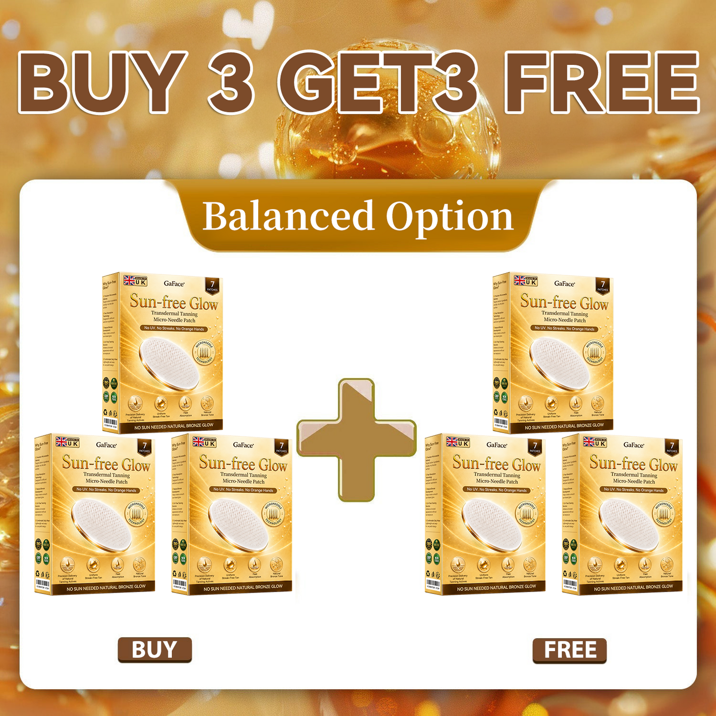 ✨🔥𝗚𝗮𝗳𝗮𝗰𝗲® Sunless Natural Glow Transdermal Tanning Micro-Needle Patch