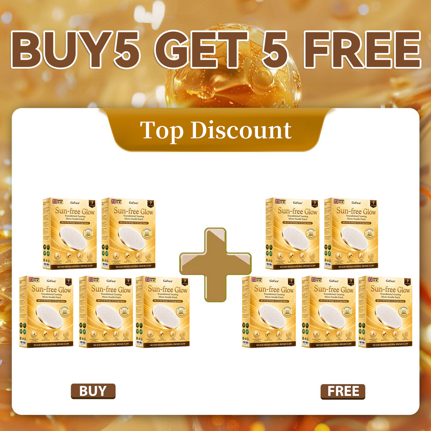 ✨🔥𝗚𝗮𝗳𝗮𝗰𝗲® Sunless Natural Glow Transdermal Tanning Micro-Needle Patch