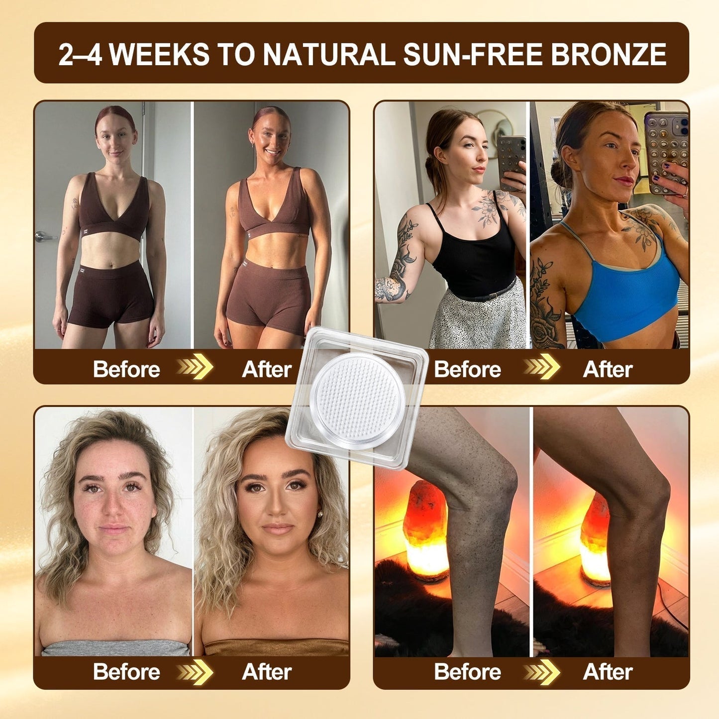 ✨🔥𝗚𝗮𝗳𝗮𝗰𝗲® Sunless Natural Glow Transdermal Tanning Micro-Needle Patch