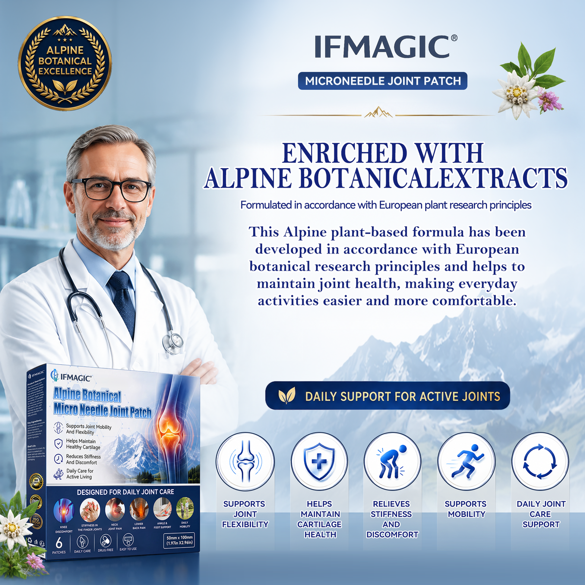 ✨👍𝗜𝑭𝑴𝑨𝑮𝑰𝐶® 𝖠𝗅𝗽𝗶𝗻𝗲 𝑩𝒐𝒕𝒂𝒏𝒊𝒄𝒂𝒍 𝑀𝑖𝑐𝑟𝑜 𝑁𝑒𝑒𝑑𝑙𝑒 𝐉𝑜𝑖𝑛𝑡 𝑃𝑎𝑡𝑐ℎ💎