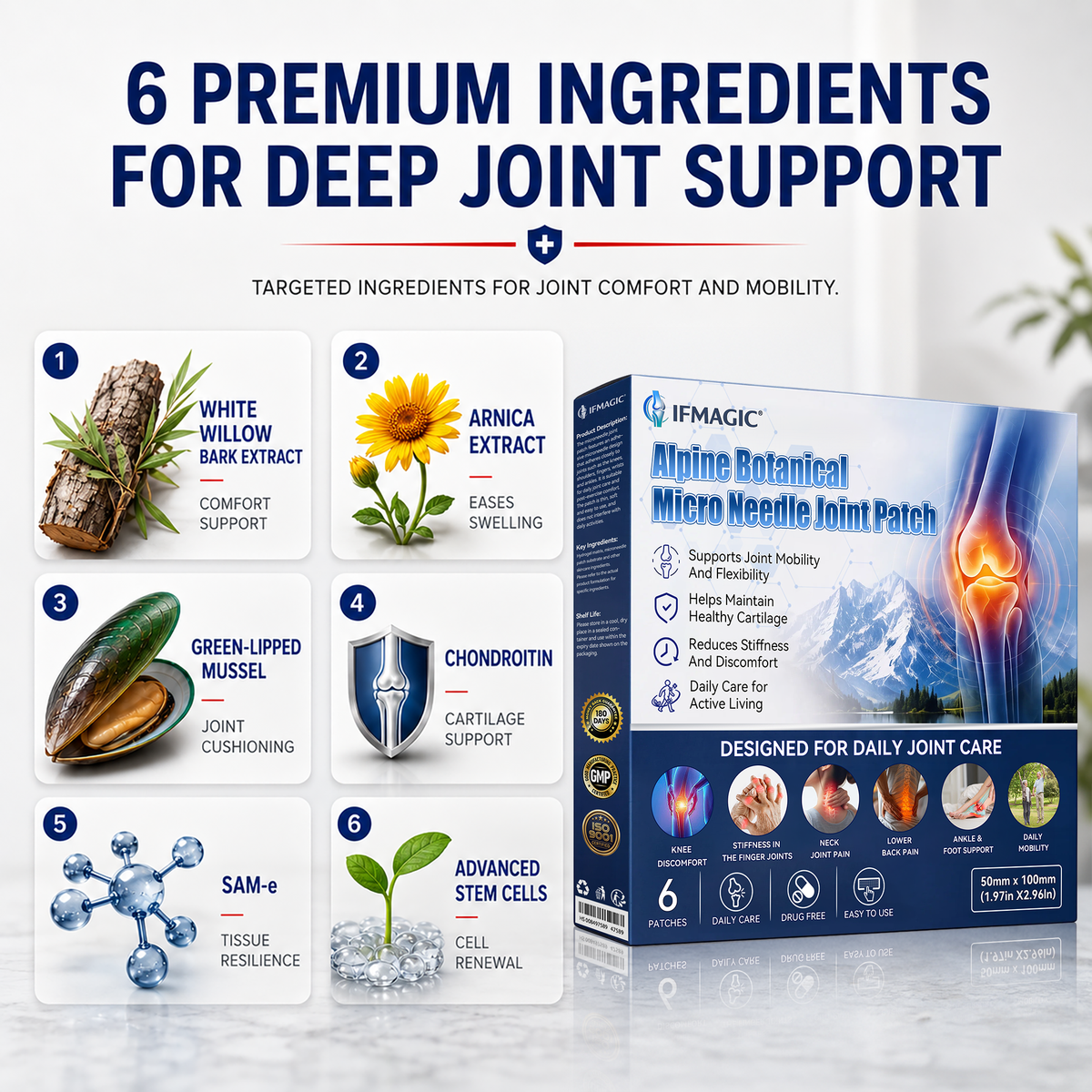 ✨👍𝗜𝑭𝑴𝑨𝑮𝑰𝐶® 𝖠𝗅𝗽𝗶𝗻𝗲 𝑩𝒐𝒕𝒂𝒏𝒊𝒄𝒂𝒍 𝑀𝑖𝑐𝑟𝑜 𝑁𝑒𝑒𝑑𝑙𝑒 𝐉𝑜𝑖𝑛𝑡 𝑃𝑎𝑡𝑐ℎ💎